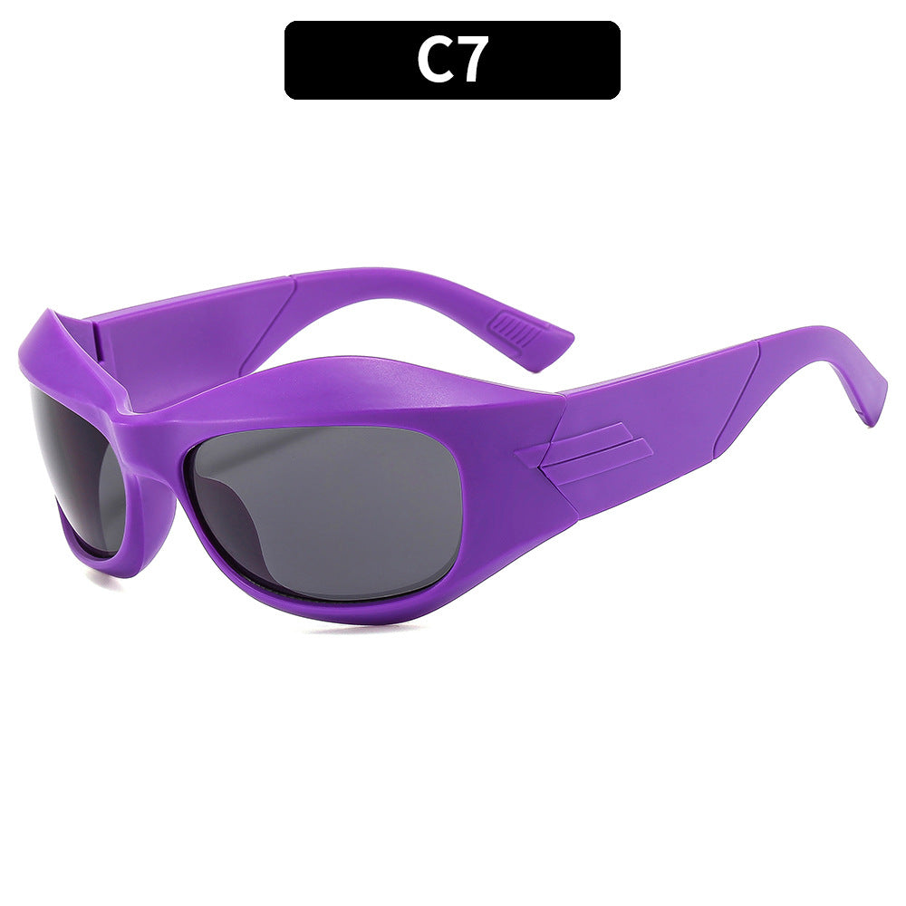 Venta al por mayor PC Futurista Hip Hop Babes Gafas de sol